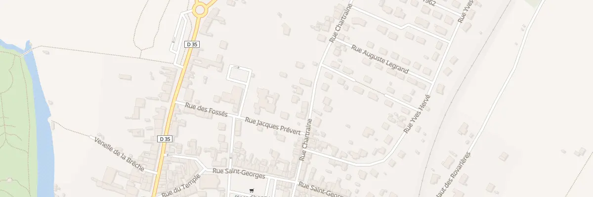 Plan du 29 Rue Chartraine A Cloyes à Cloyes-les-Trois-Rivières