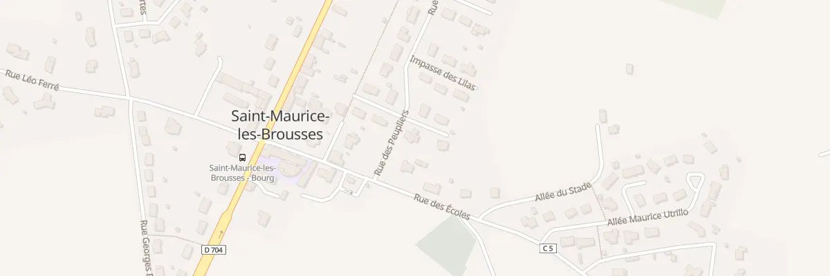 Plan du 2 Imp des Roseaux à Saint-Maurice-les-Brousses