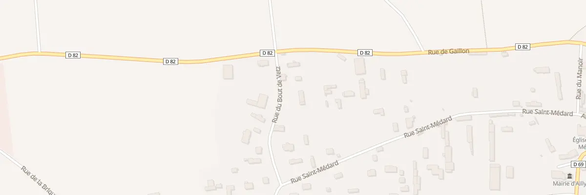 Plan du 4 Rue du Bout de Vetz à Ailly
