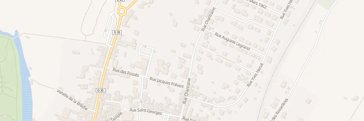 Plan du 31 Rue Chartraine A Cloyes à Cloyes-les-Trois-Rivières