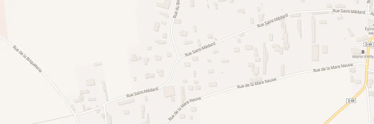 Plan du 19B Rue St Medard à Ailly