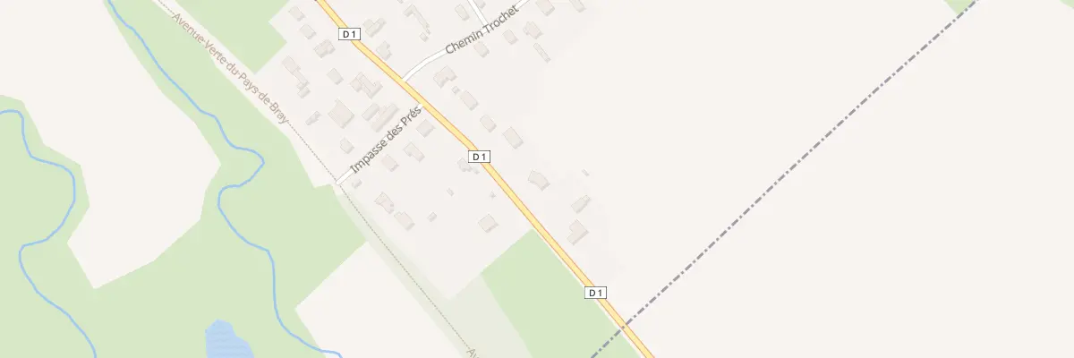 Plan du 2222 Rte de Dieppe à Meulers