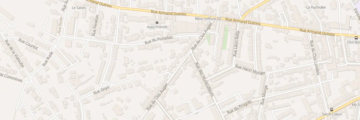 Plan du 16 Rue du Clos Augier à Limoges