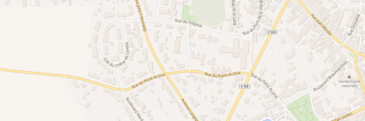 Plan du 18 Rue du Point du Jour à Châteauneuf-en-Thymerais