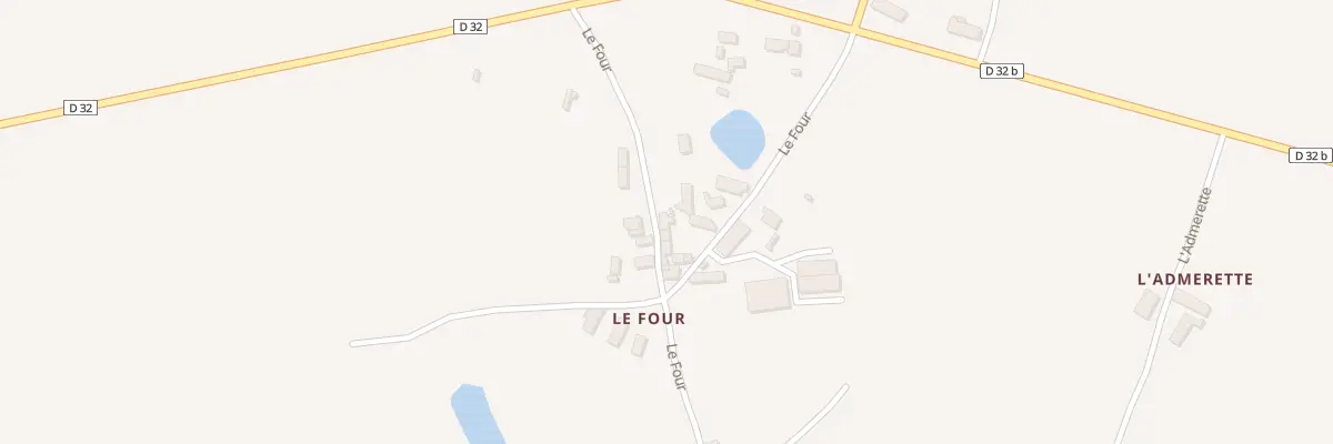 Plan du 1 Le Four à Lignac