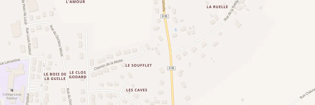 Plan du 17 Rte de Brévainville à Morée