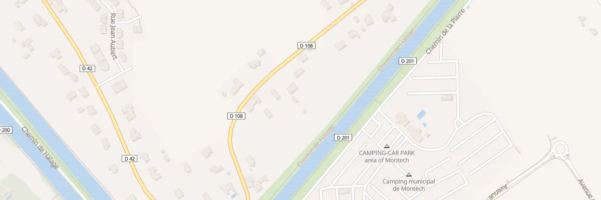 Plan du 350 Rte de Lacourt à Montech