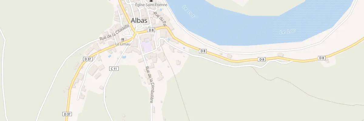 Plan du 5130F La Ville à Albas