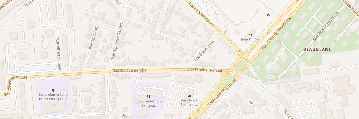 Plan du 18 Rue Eusèbe Bombal à Limoges