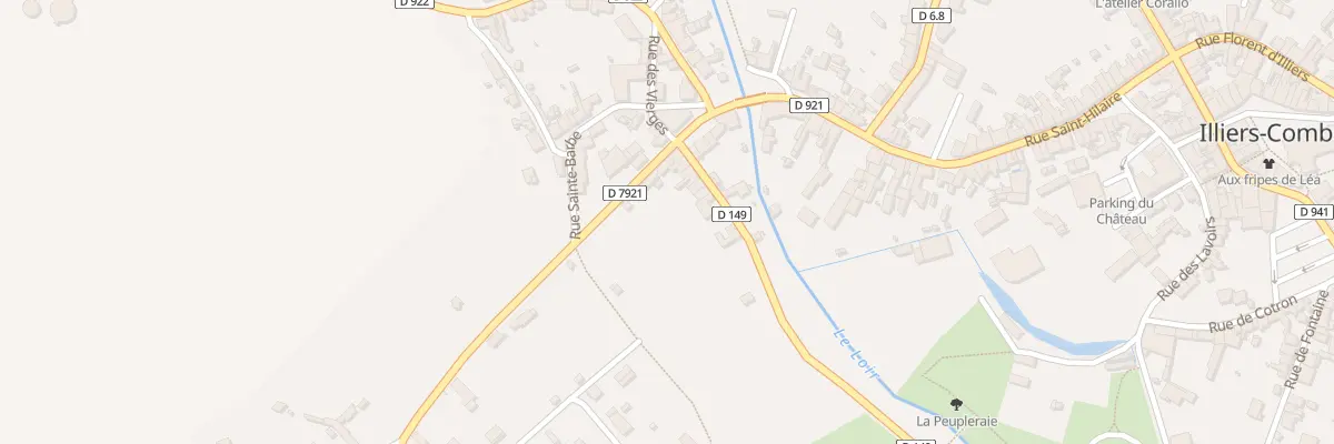 Plan du 14 Rue de Tansonville à Illiers-Combray