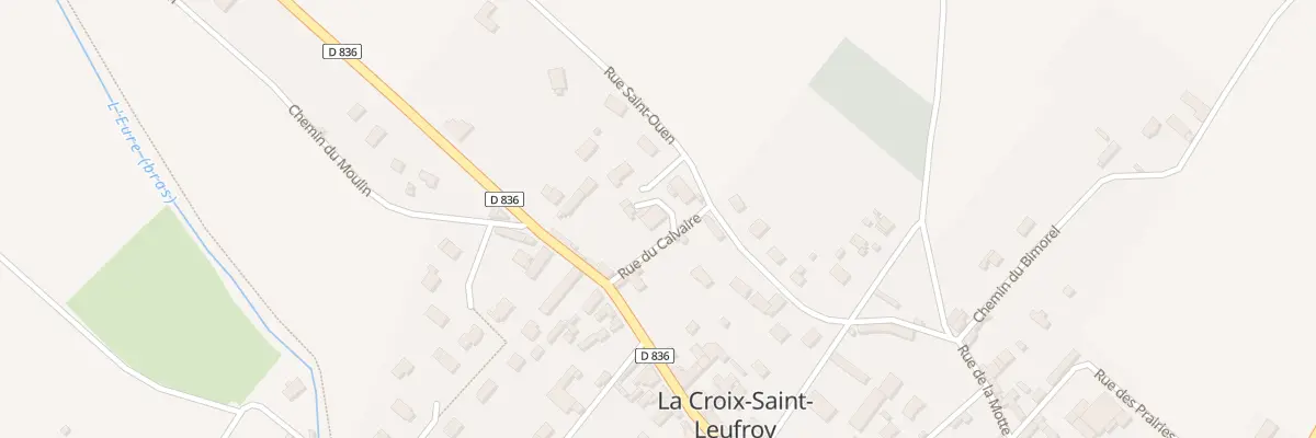 Plan du 3 Rue du Calvaire à Clef Vallée d’Eure