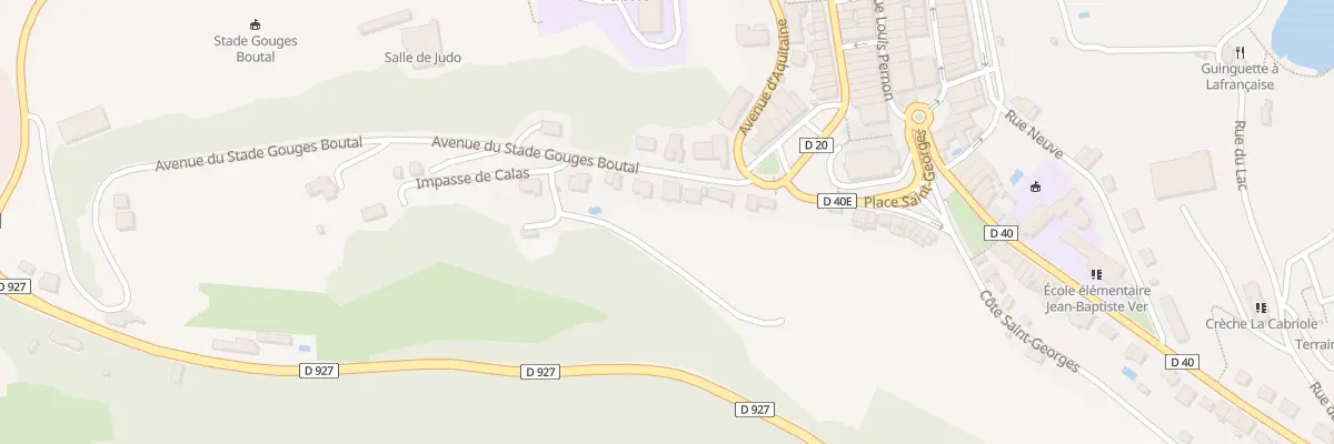 Plan du 14 Av du Stade Gouges Boutal à Lafrançaise