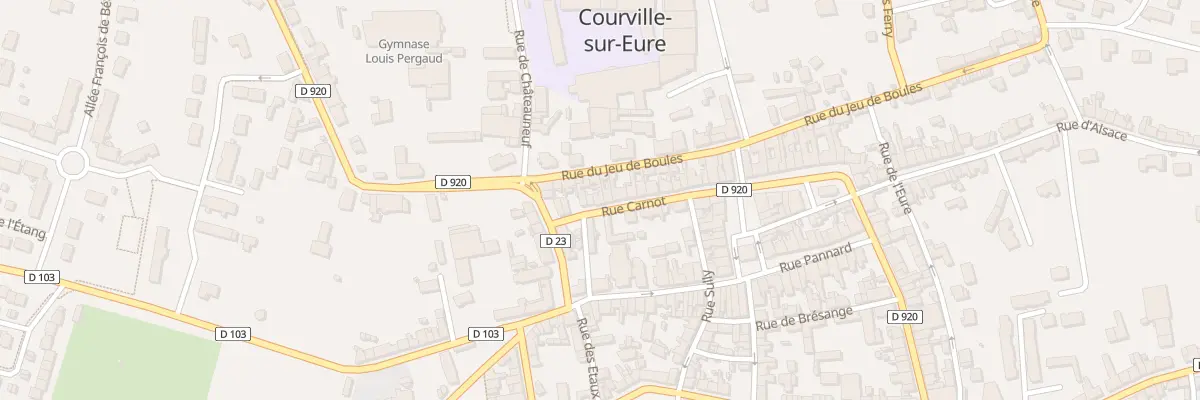 Plan du 11 Rue Carnot à Courville-sur-Eure