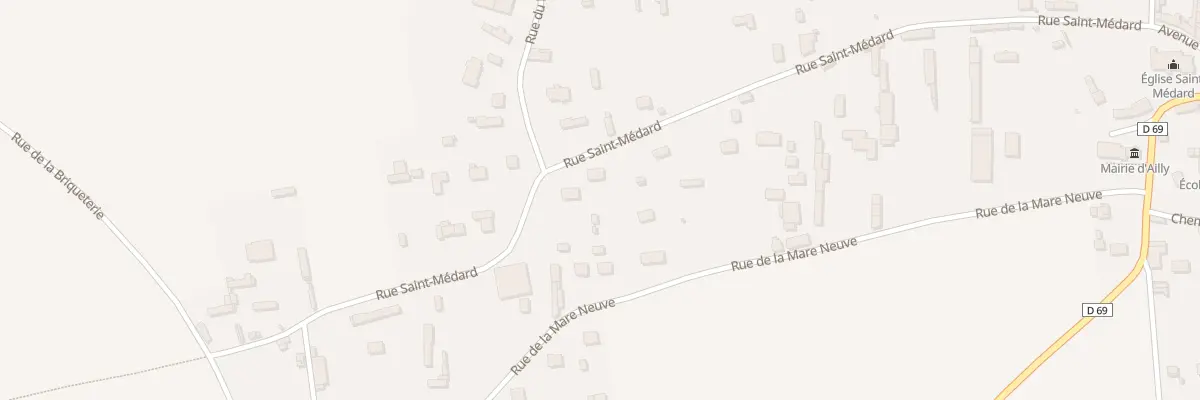 Plan du 19 Rue St Medard à Ailly