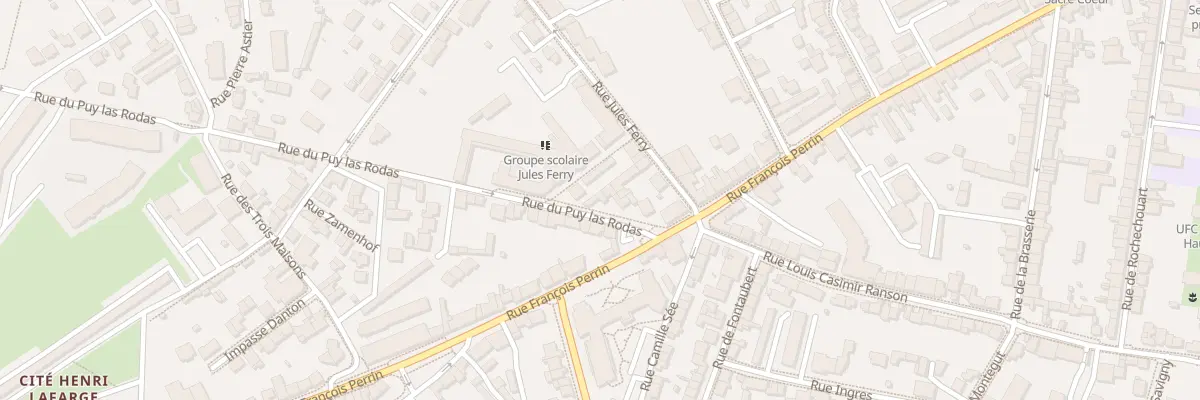 Plan du 10 Rue du Puy Las Rodas à Limoges