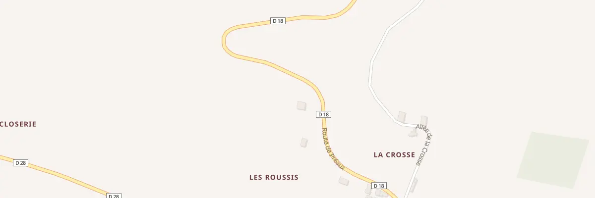 Plan du 23 Rte de Préaux au Tranger
