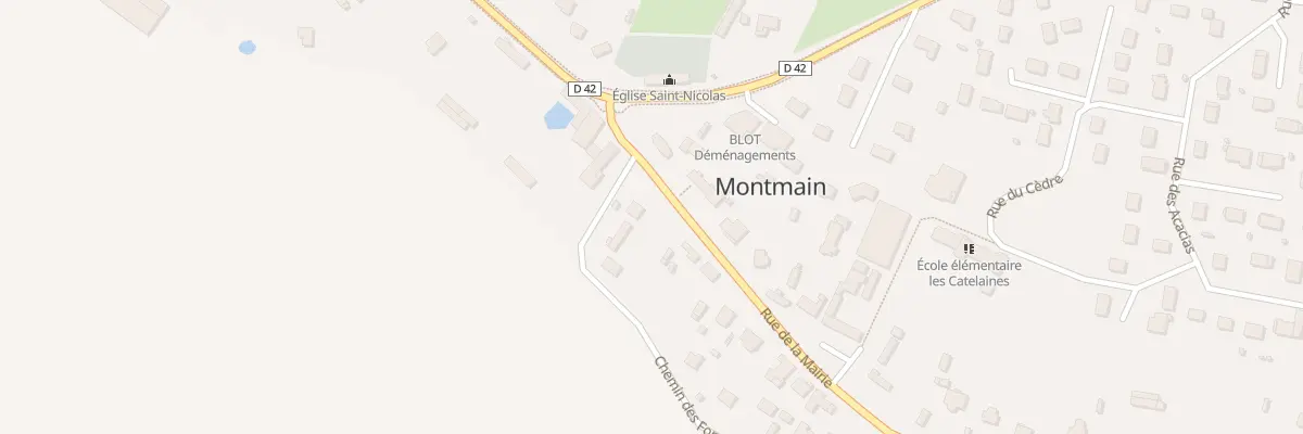 Plan du 90 Rue de la Mairie à Montmain