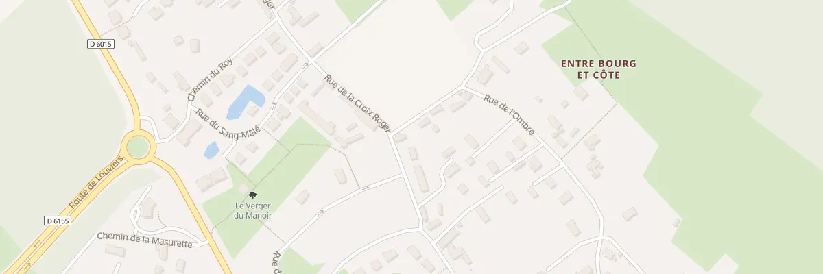 Plan du 34 Rue de la Croix Roger à Heudebouville