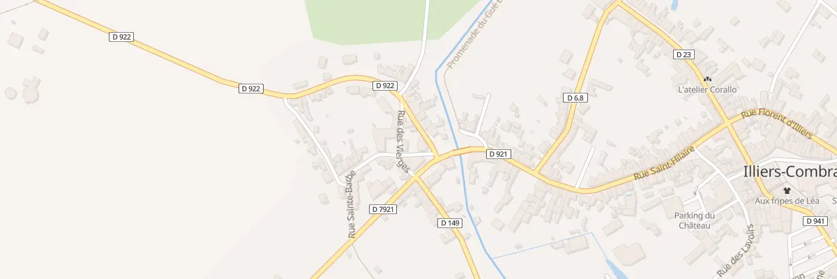 Plan du 2 Rue Sainte Barbe à Illiers-Combray