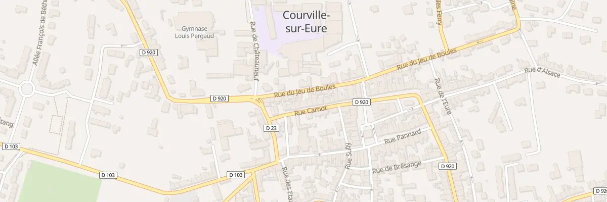 Plan du 17 Rue Carnot à Courville-sur-Eure