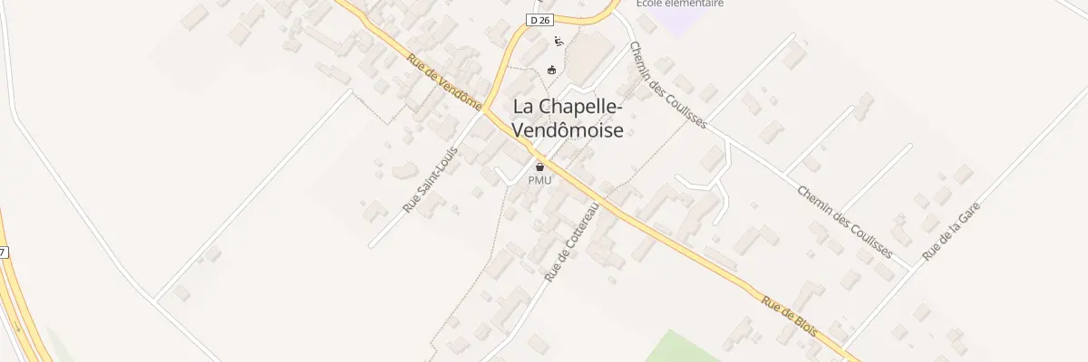 Plan du 16 Rue de Blois à La Chapelle-Vendômoise