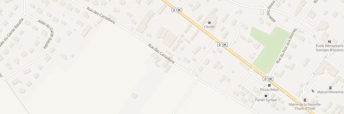 Plan du 156 Rue des Canadiens à La Neuville-Chant-d’Oisel