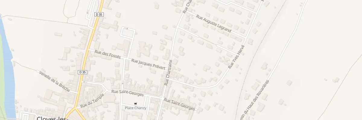 Plan du 52B Rue Chartraine A Cloyes à Cloyes-les-Trois-Rivières