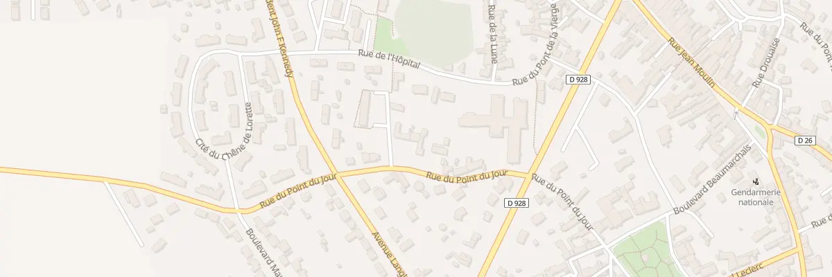 Plan du 14 Rue du Point du Jour à Châteauneuf-en-Thymerais