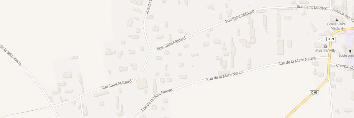 Plan du 17B Rue St Medard à Ailly