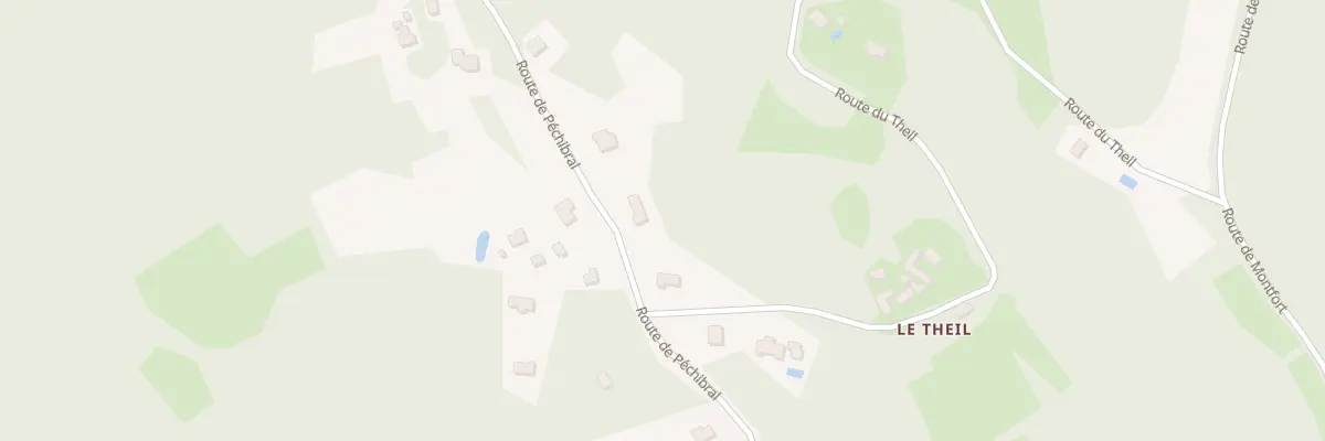 Plan du 1710 Rte de Péchibral à Vitrac