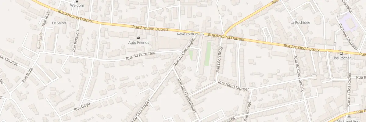 Plan du 11 Rue du Clos Augier à Limoges
