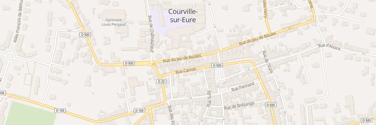 Plan du 21 Rue Carnot à Courville-sur-Eure