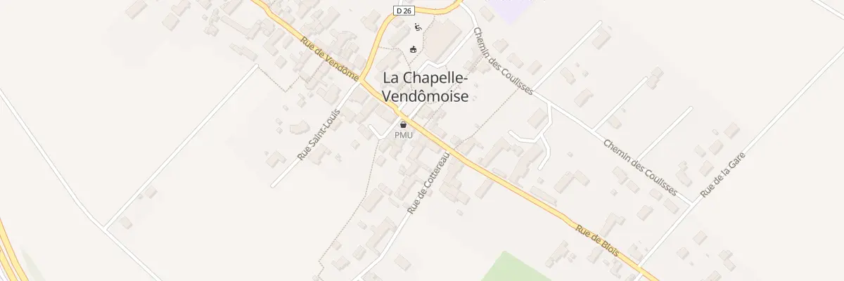 Plan du 20 Rue de Blois à La Chapelle-Vendômoise