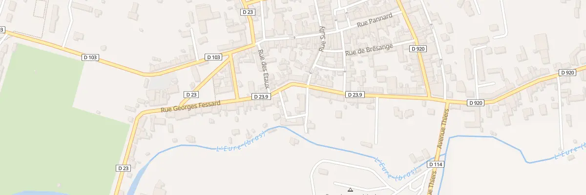 Plan du 1 Rue de l’Abreuvoir à Courville-sur-Eure