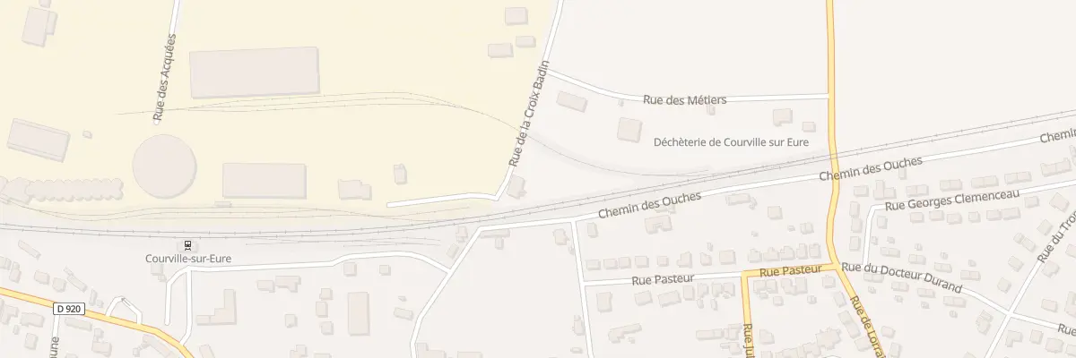 Plan du 4 Rue de la Croix Badin à Courville-sur-Eure