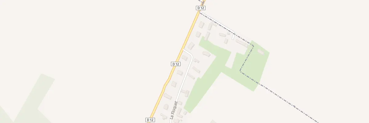Plan du 4 Le Floquet à Cailly