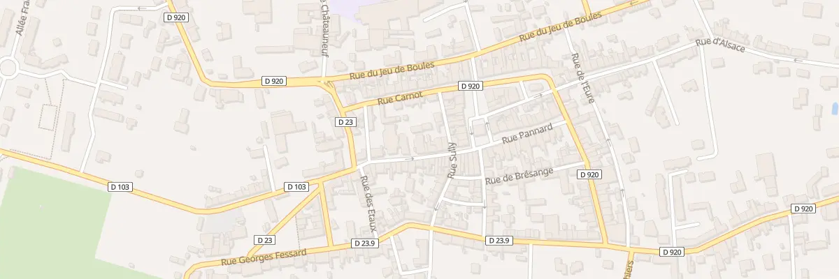 Plan du 9 Rue Pannard à Courville-sur-Eure
