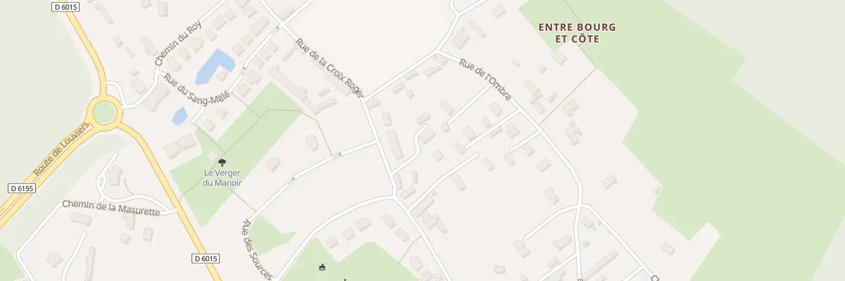 Plan du 30 Rue de la Croix Roger à Heudebouville