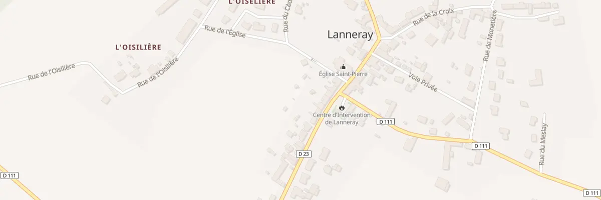 Plan du 27 Rue de la Mairie à Saint-Denis-Lanneray