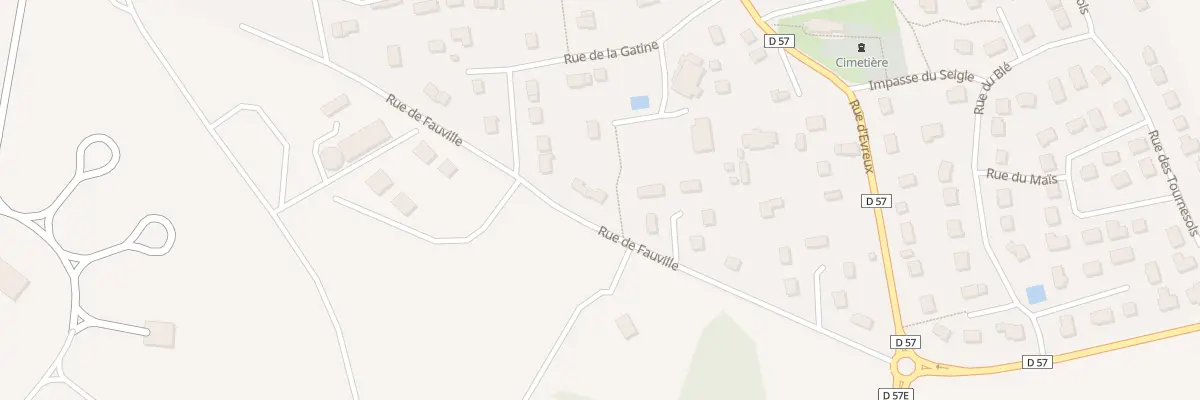 Plan du 5 Rue de Fauville à Gauciel