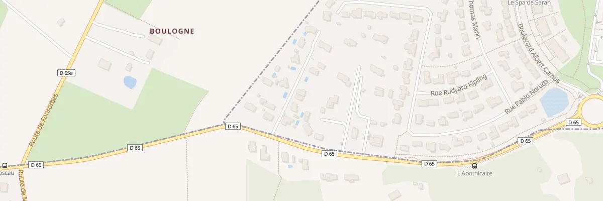 Plan du 188T Av de Gascogne à La Salvetat-Saint-Gilles