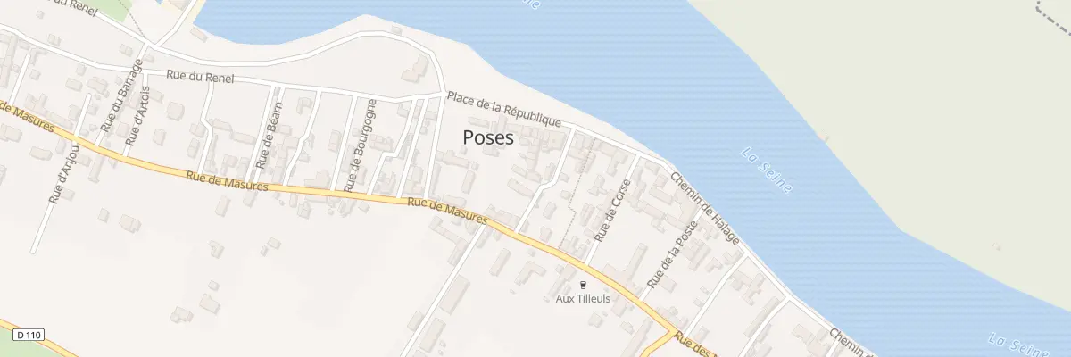 Plan du 4 Rue du Comte de Foix à Poses