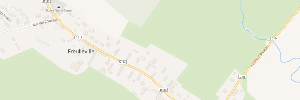 Plan du 265B Rue des Deux Vallees à Freulleville