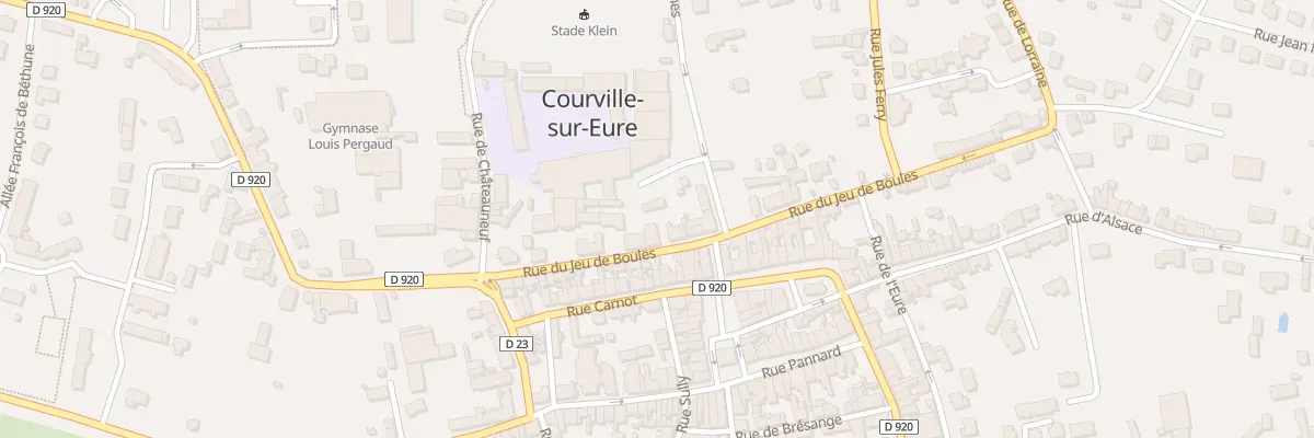 Plan du 9 Rue du Jeu de Boules à Courville-sur-Eure