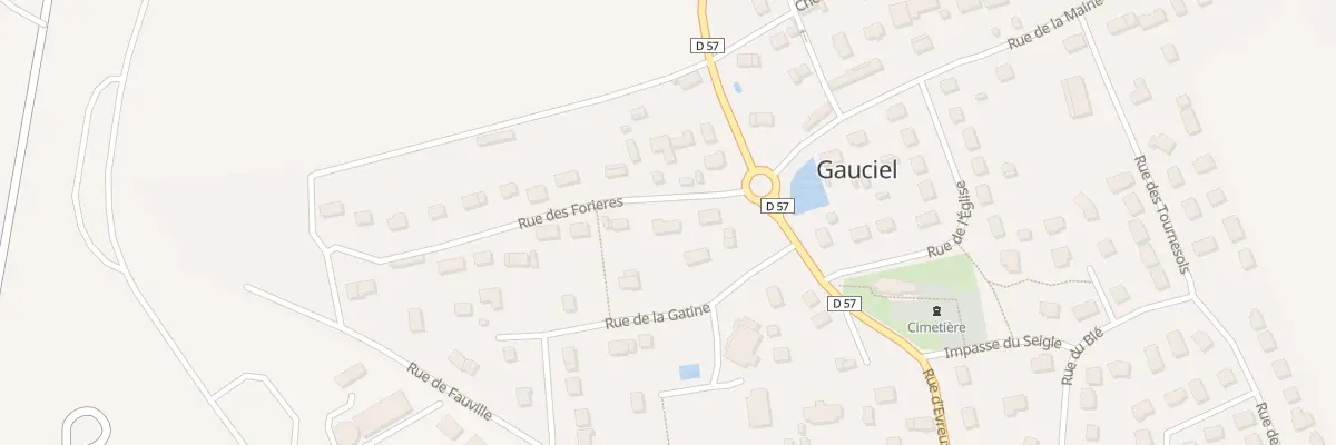 Plan du 3 Rue des Foriéres à Gauciel