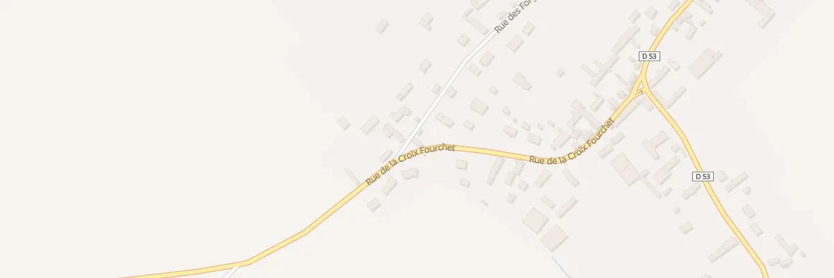 Plan du 25 Rue de la Croix Fourchet à Coudres