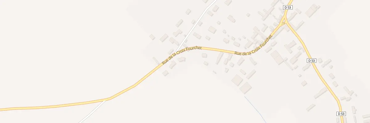 Plan du 12 Rue de la Croix Fourchet à Coudres