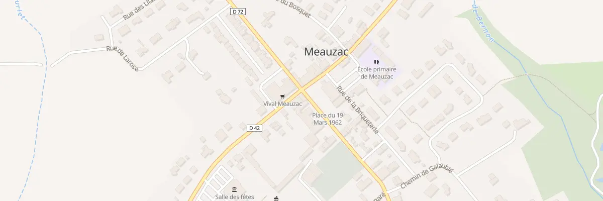 Plan du 1 Rte de Montech à Meauzac