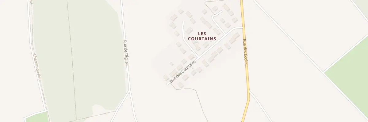 Plan du 12 Rue des Courtains à Andé