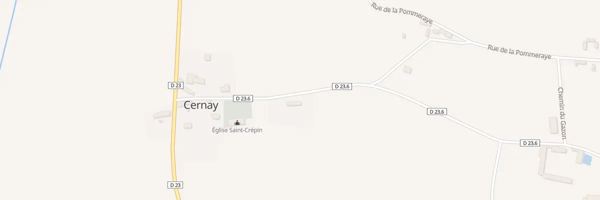 Plan du 31 Cernay à Cernay